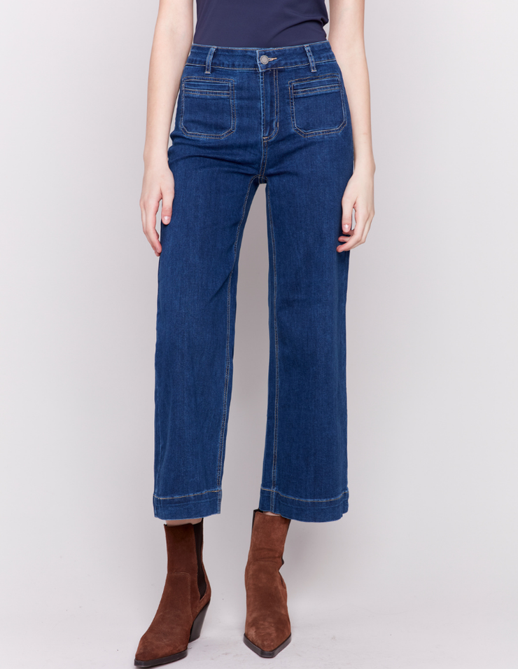 Patch Pocket Jean #C5538-431A- Charlie B