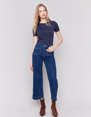 Patch Pocket Jean #C5538-431A- Charlie B