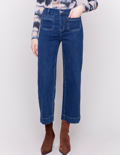 Patch Pocket Jean #C5538-431A- Charlie B