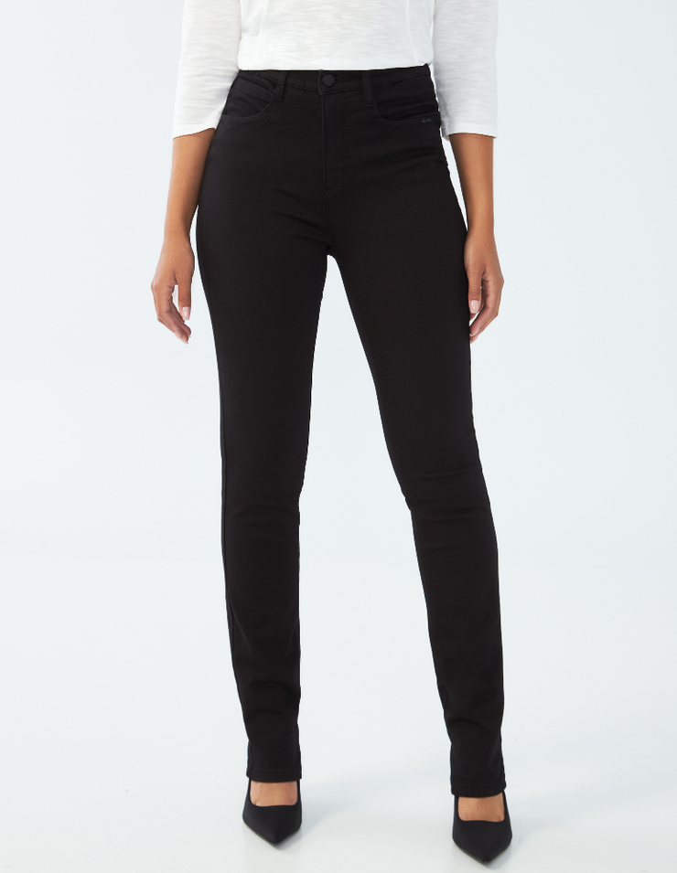 P Suzanne Str Leg #8496396 (Black) Hi Rise FDJ Jeans