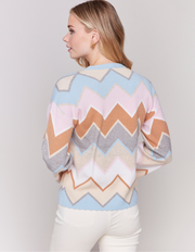 Chevron Sweater #C2721-974A - Charlie B