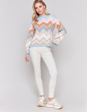 Chevron Sweater #C2721-974A - Charlie B