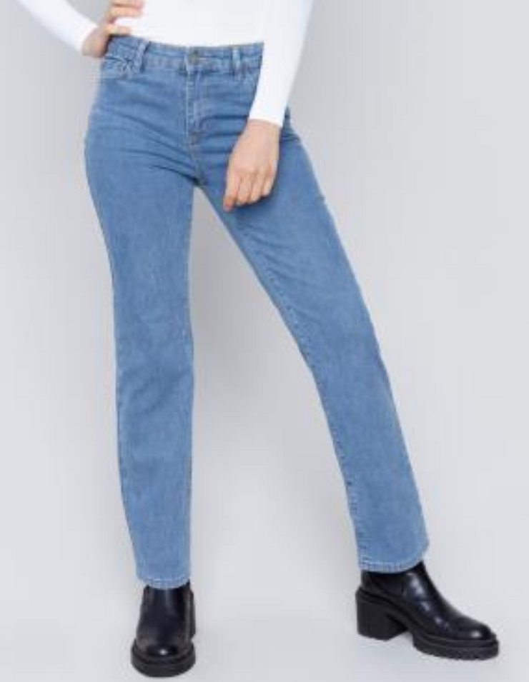 Ribbed Jeans #C5564-588B - Charlie B