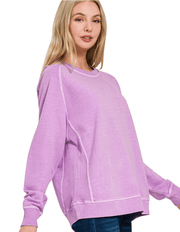 French Terry Pullover (Lavender)